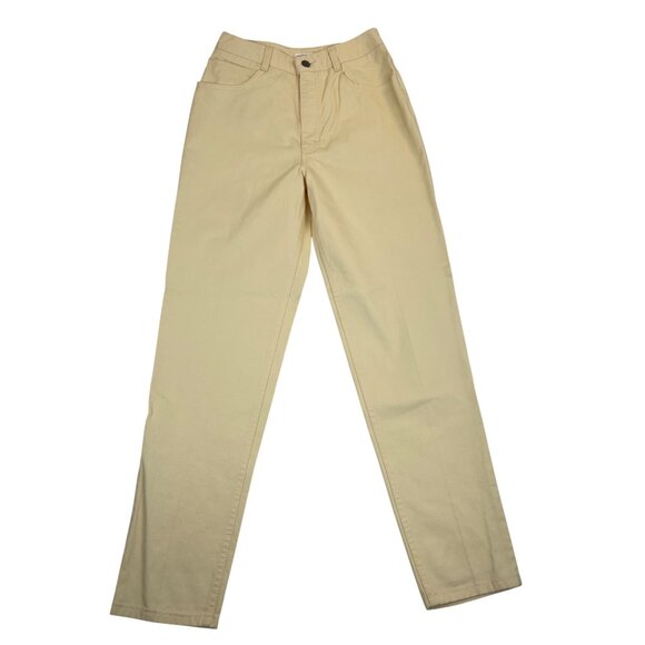 Talbots Womens Orange High-Rise Straight-Leg Cotton Pants Size 6 - New - Picture 1 of 8